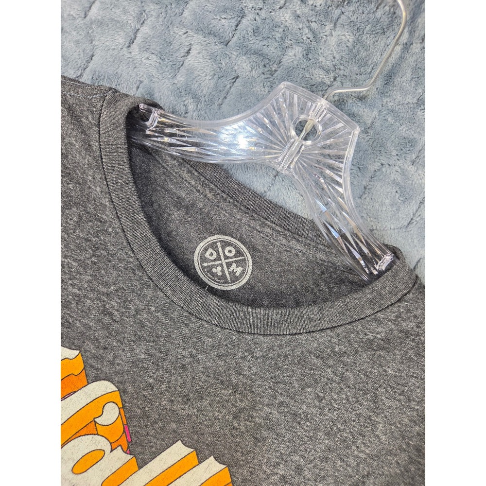 D&M Y'all Need Jesus Graphic Tee Charcoal Gray Retro Short Sleeve Shirt Large